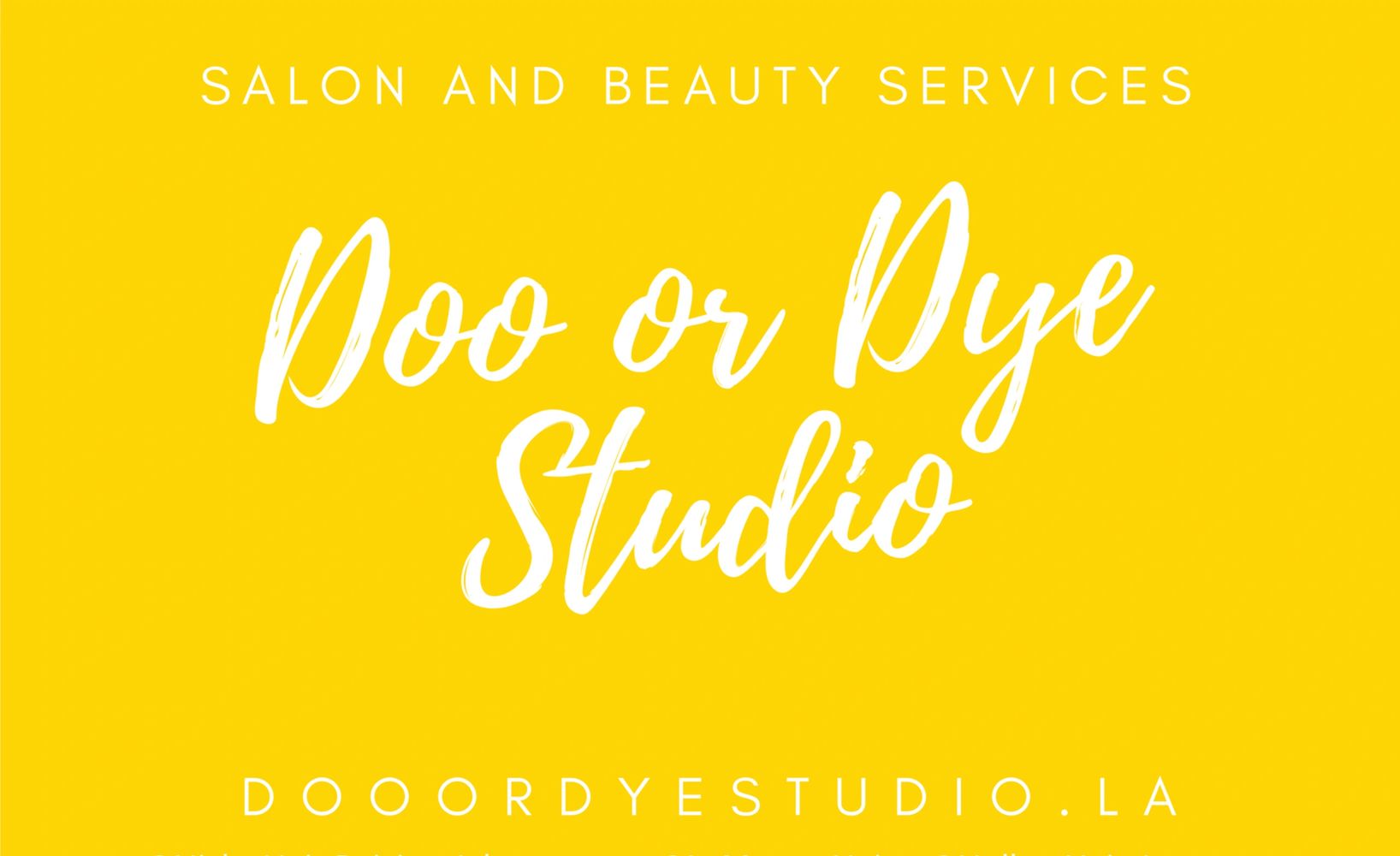 Doo Or Dye Studio LA